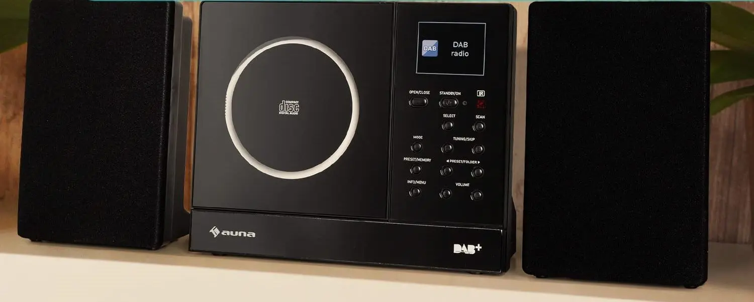 Radio portabil Auna Connect Vertical (Black) - 5