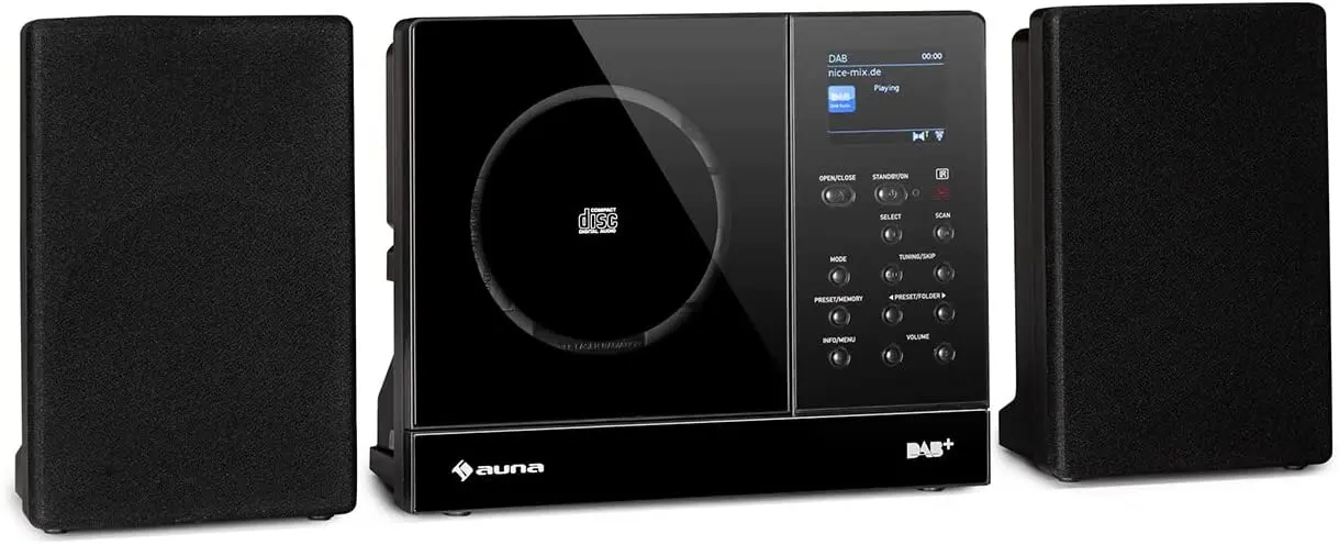 Radio portabil Auna Connect Vertical (Black)