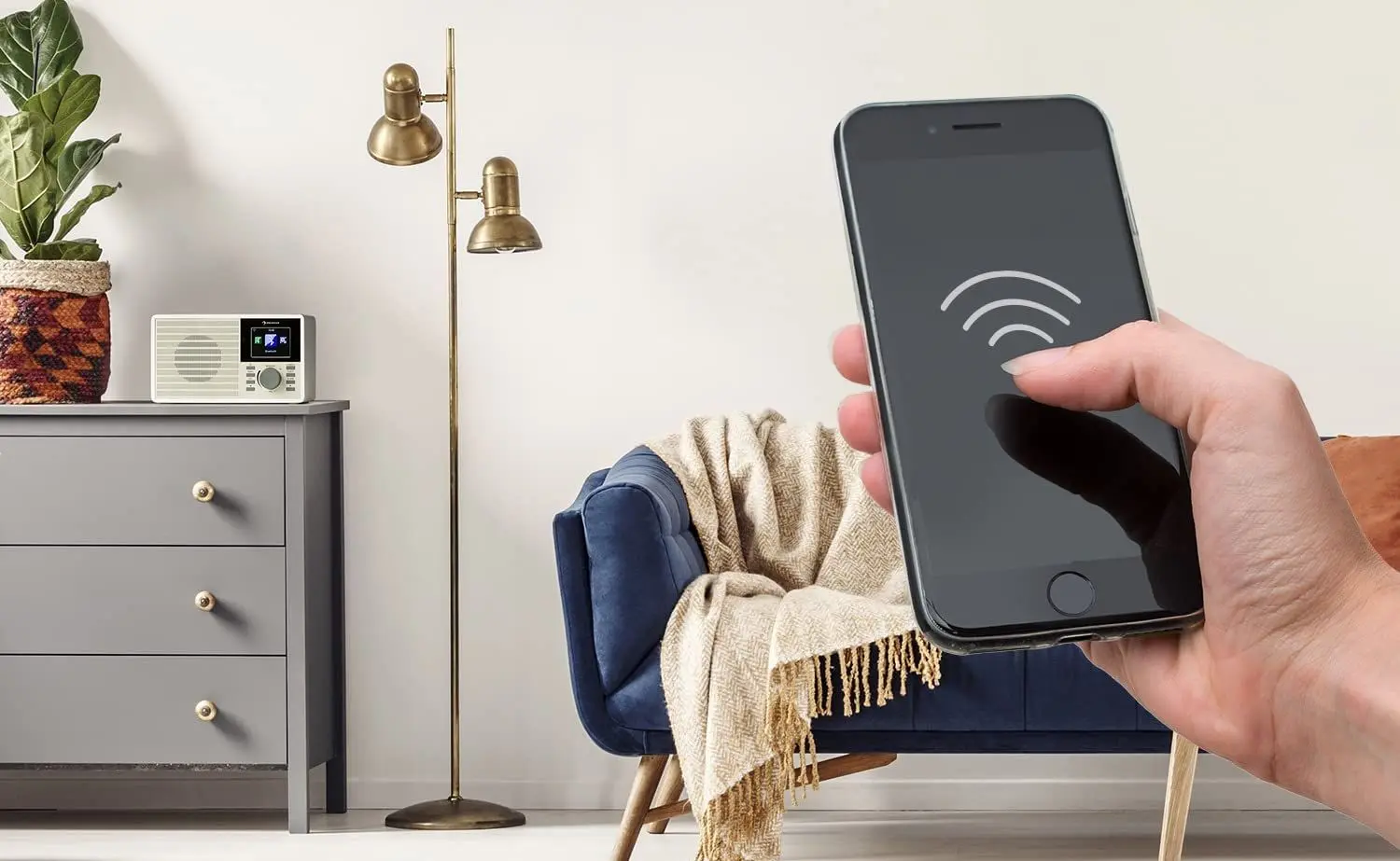 Radio portabil Auna IR-160 SE (White) - 5