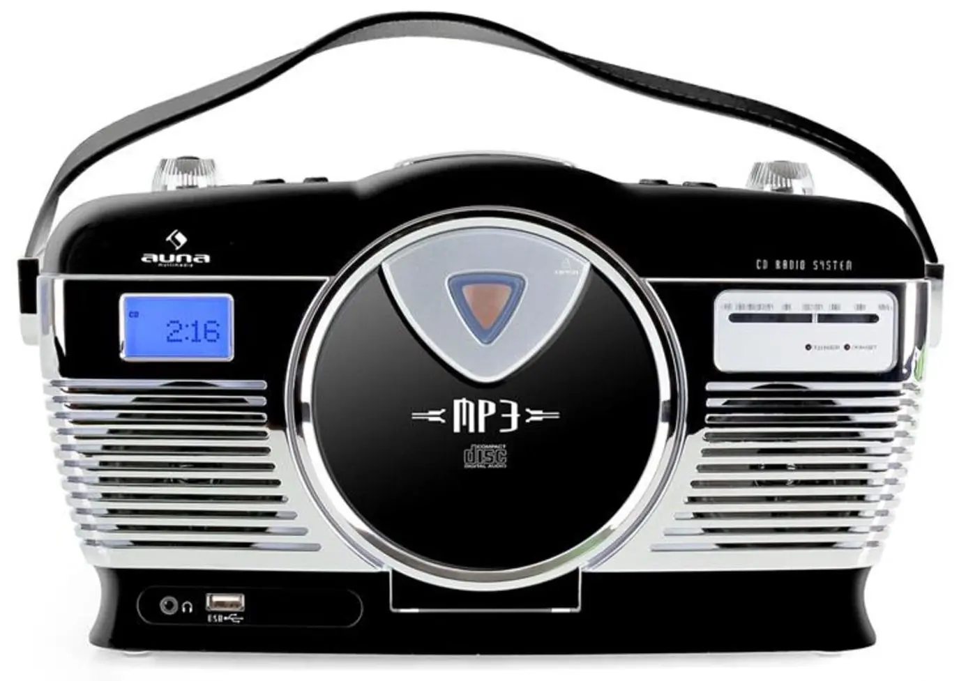 Radio portabil Auna RCD-70 (Black)