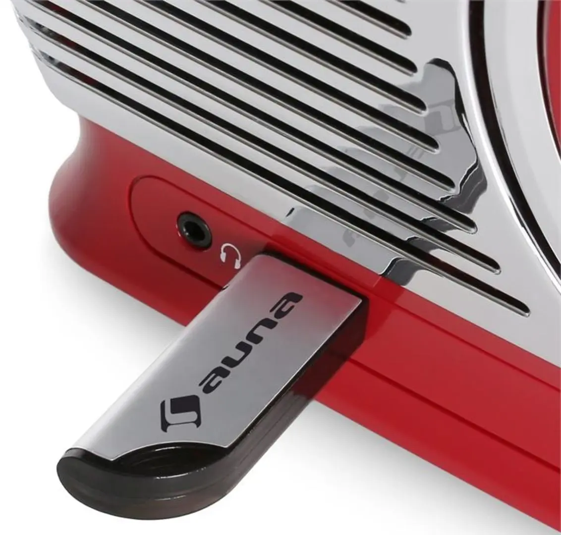 Портативный радиоприемник Auna RCD-70 (Red) - 4