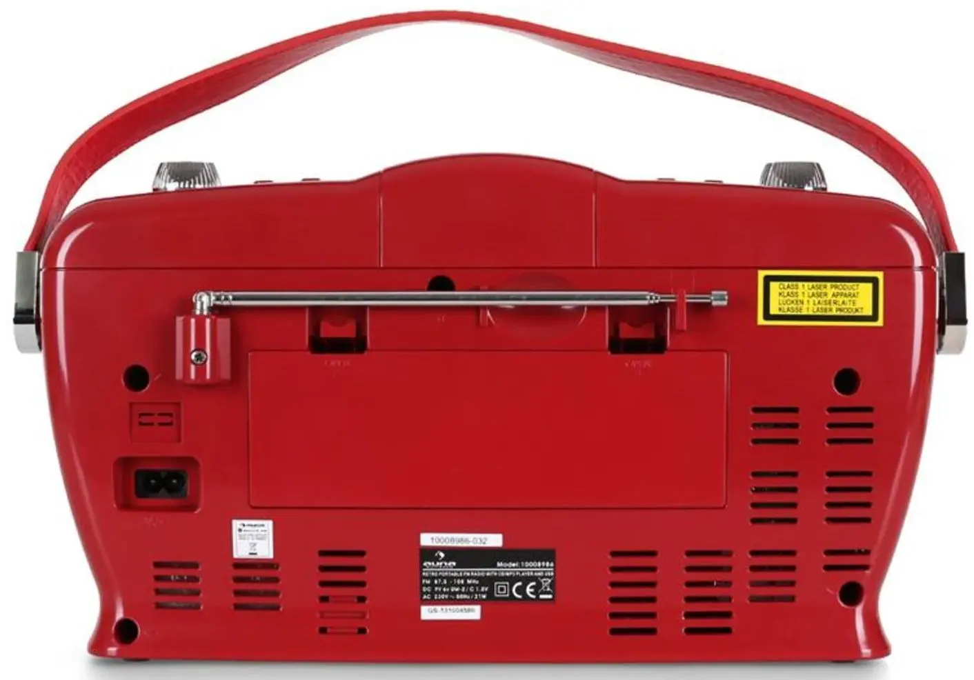 Портативный радиоприемник Auna RCD-70 (Red) - 6