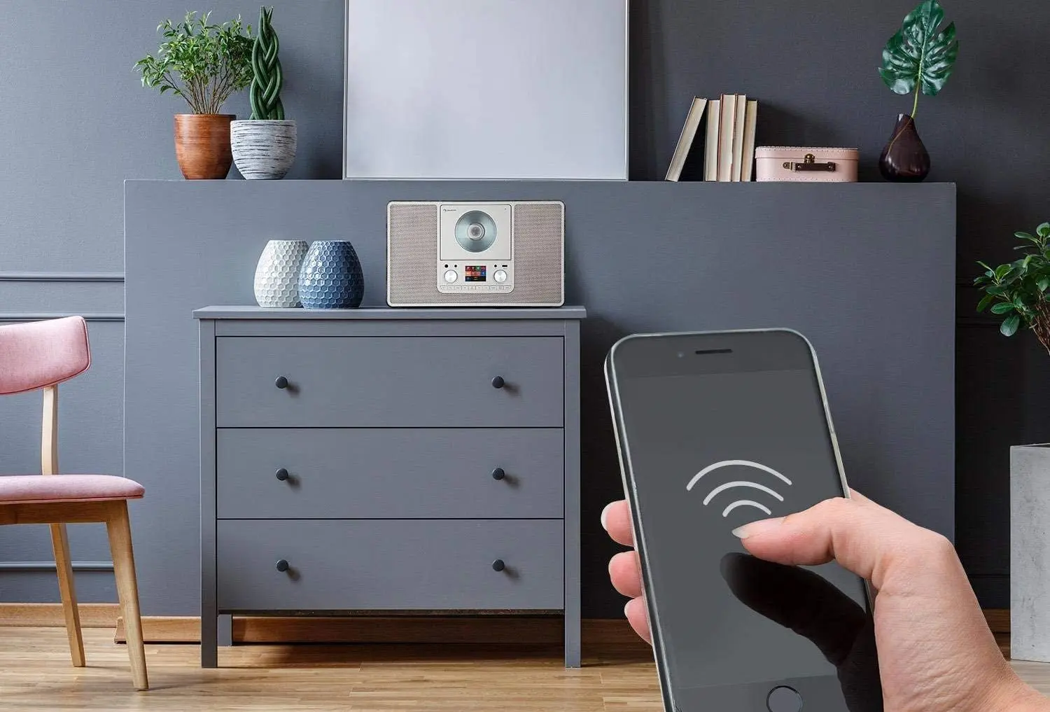 Портативный радиоприемник Auna Scala VCD-IR (Black) - 4