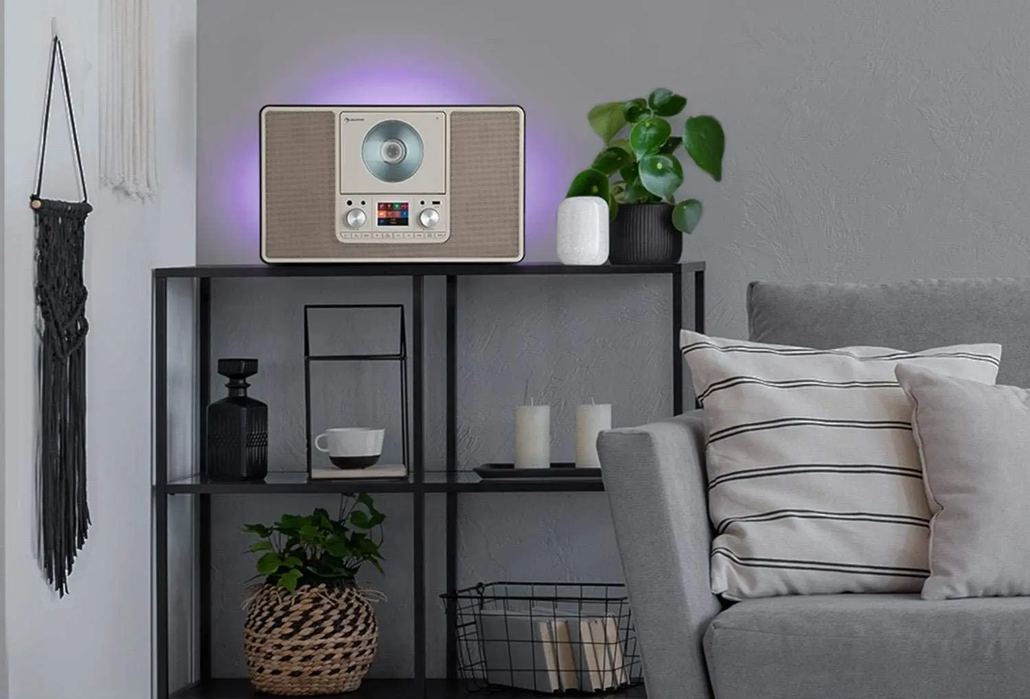 Портативный радиоприемник Auna Scala VCD-IR (Black) - 5