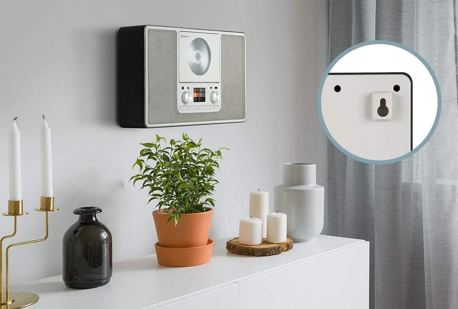 Портативный радиоприемник Auna Scala VCD-IR (Black) - 6