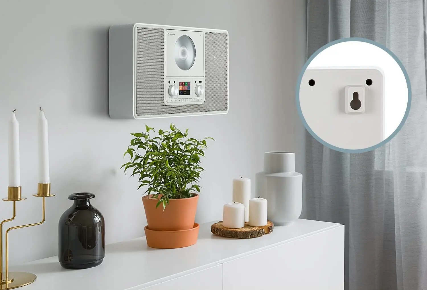 Портативный радиоприемник Auna Scala VCD-IR (White) - 5