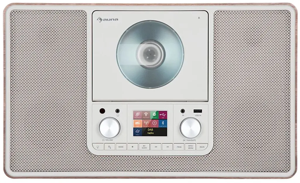 Radio portabil Auna Scala VCD (Walnut) - 3