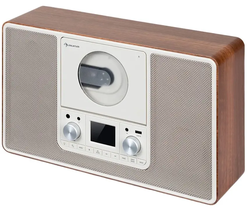Radio portabil Auna Scala VCD (Walnut) - 4