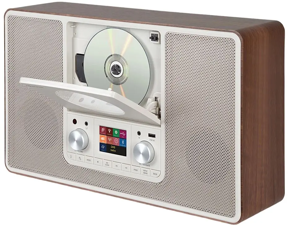 Radio portabil Auna Scala VCD (Walnut) - 5