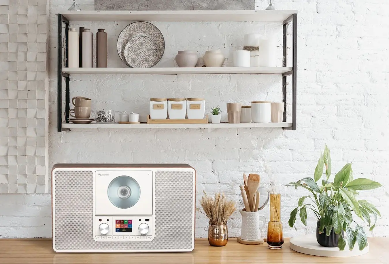 Radio portabil Auna Scala VCD (Walnut) - 6