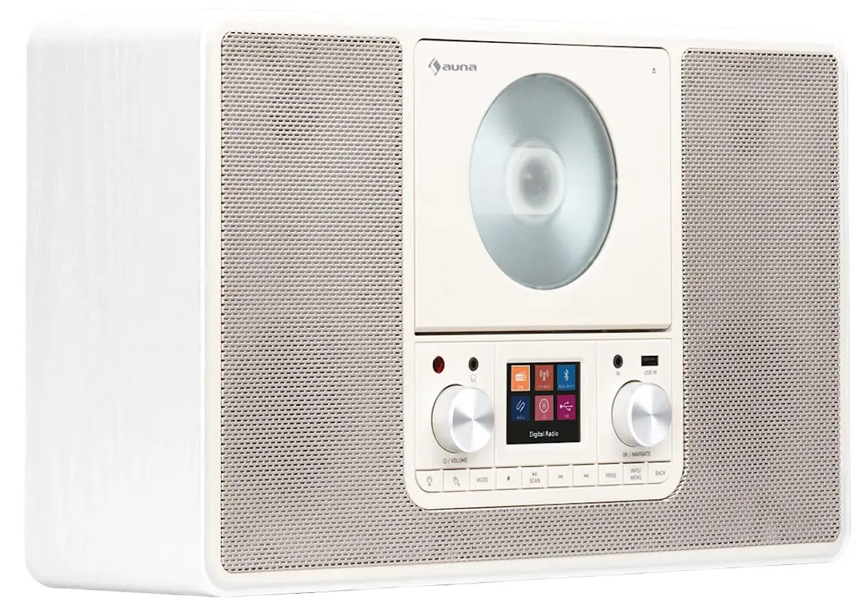 Портативный радиоприемник Auna Scala VCD (White)