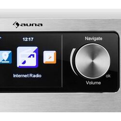 Radio portabil Auna Silver Star CD Cube (White/Silver) Thumb