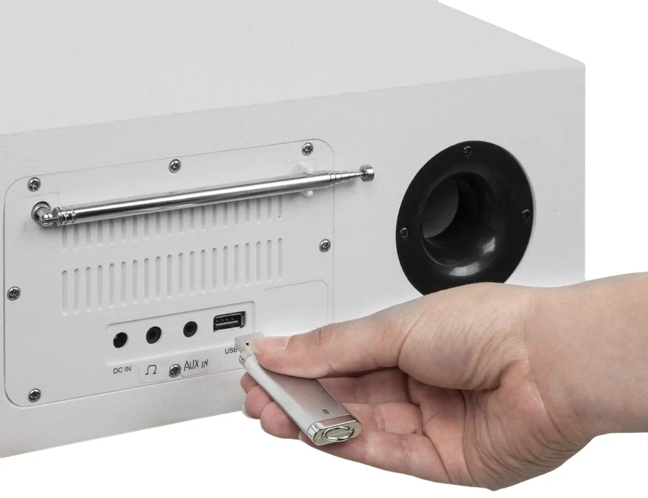 Radio Auna Silver Star CD-DAB (White/Silver) - 6