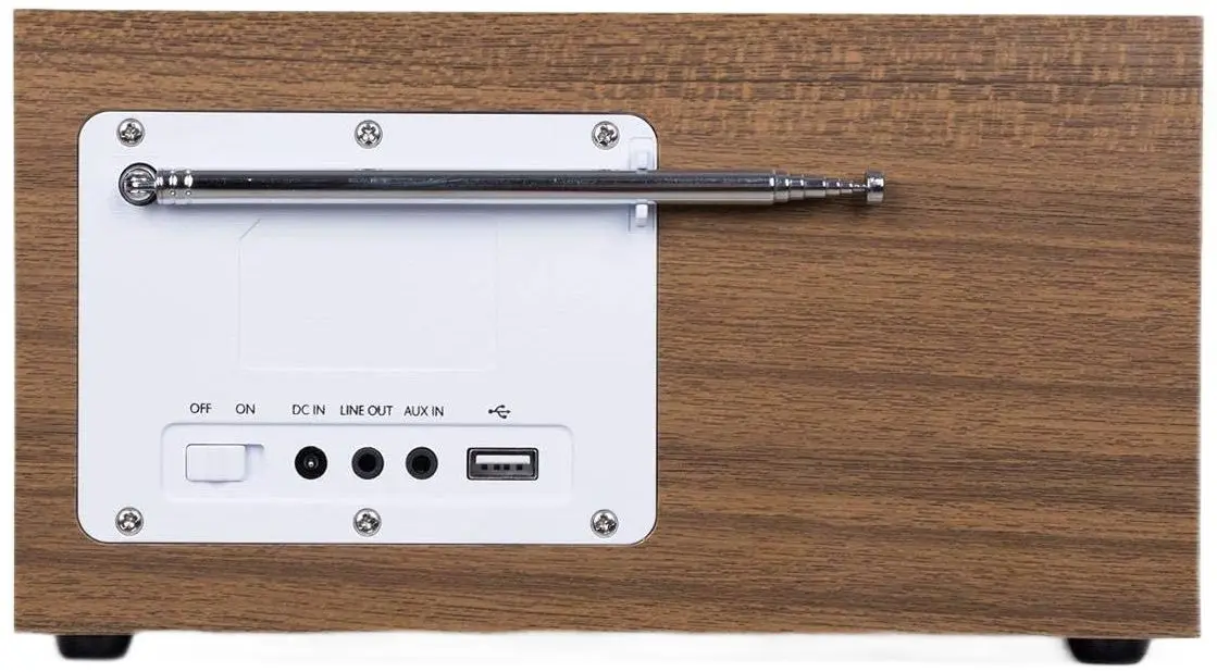 Портативный радиоприемник Auna Silver Star Mini (Oak/Silver) - 4