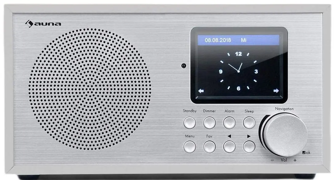 Radio Auna Silver Star Mini (White/Silver) - 4