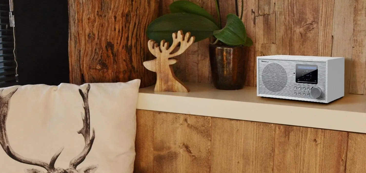 Radio Auna Silver Star Mini (White/Silver) - 2