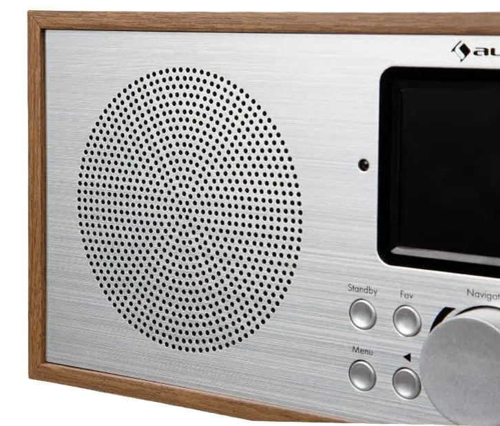 Radio portabil Auna Silver Star Stereo (Oak/Silver) - 2
