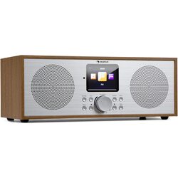 Radio portabil Auna Silver Star Stereo (Oak/Silver)