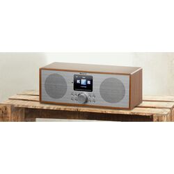 Radio portabil Auna Silver Star Stereo (Oak/Silver) Thumb
