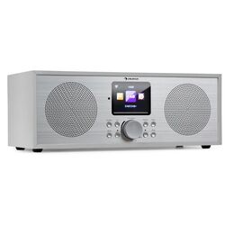 Radio portabil Auna Silver Star Stereo (White/Silver)