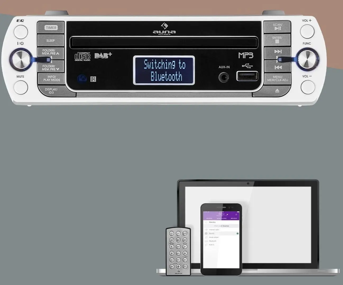 Радиоприёмник Auna KR-400 CD (Silver) - 3