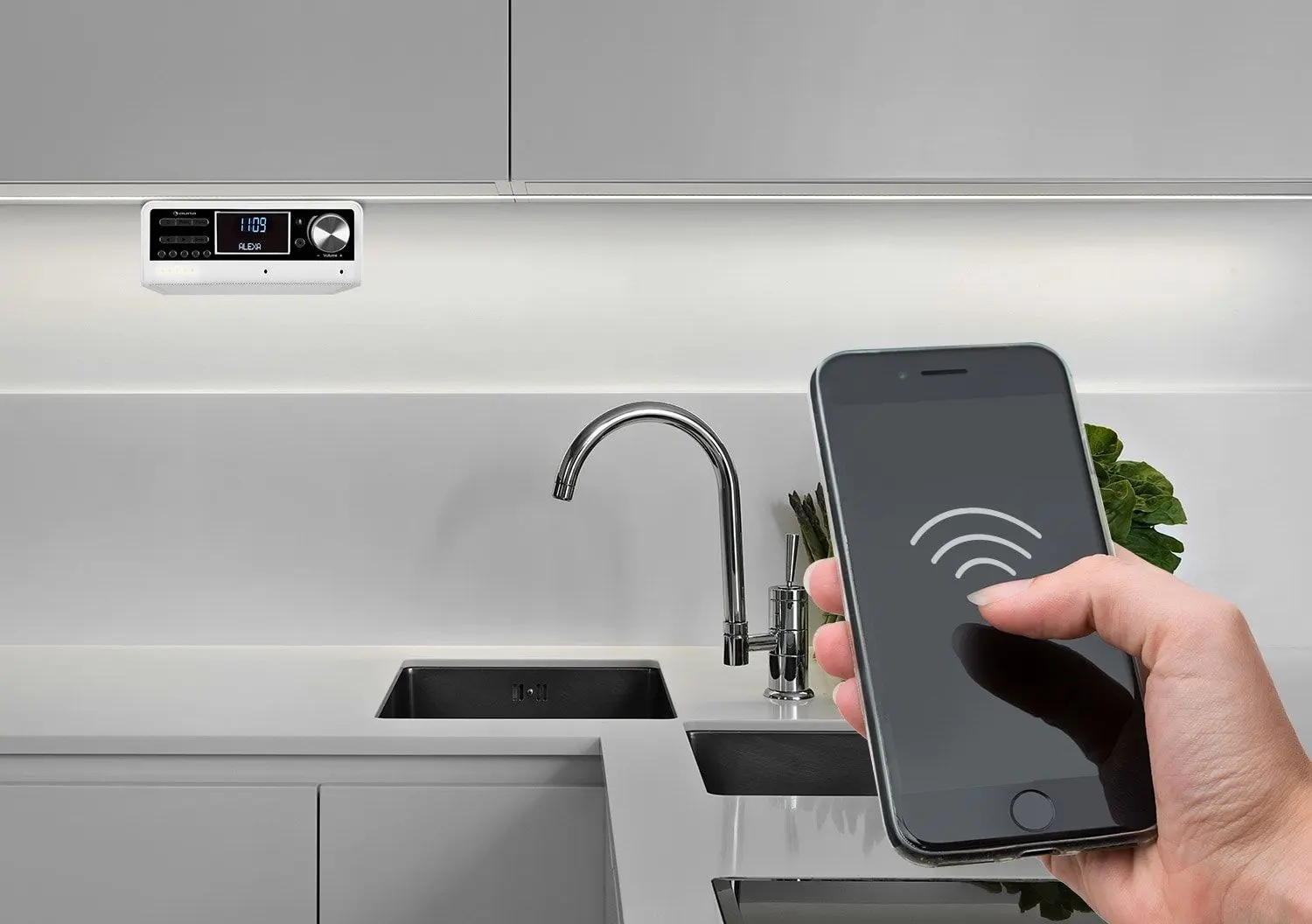 Radio Auna Intelligence DAB+ (White) - 7