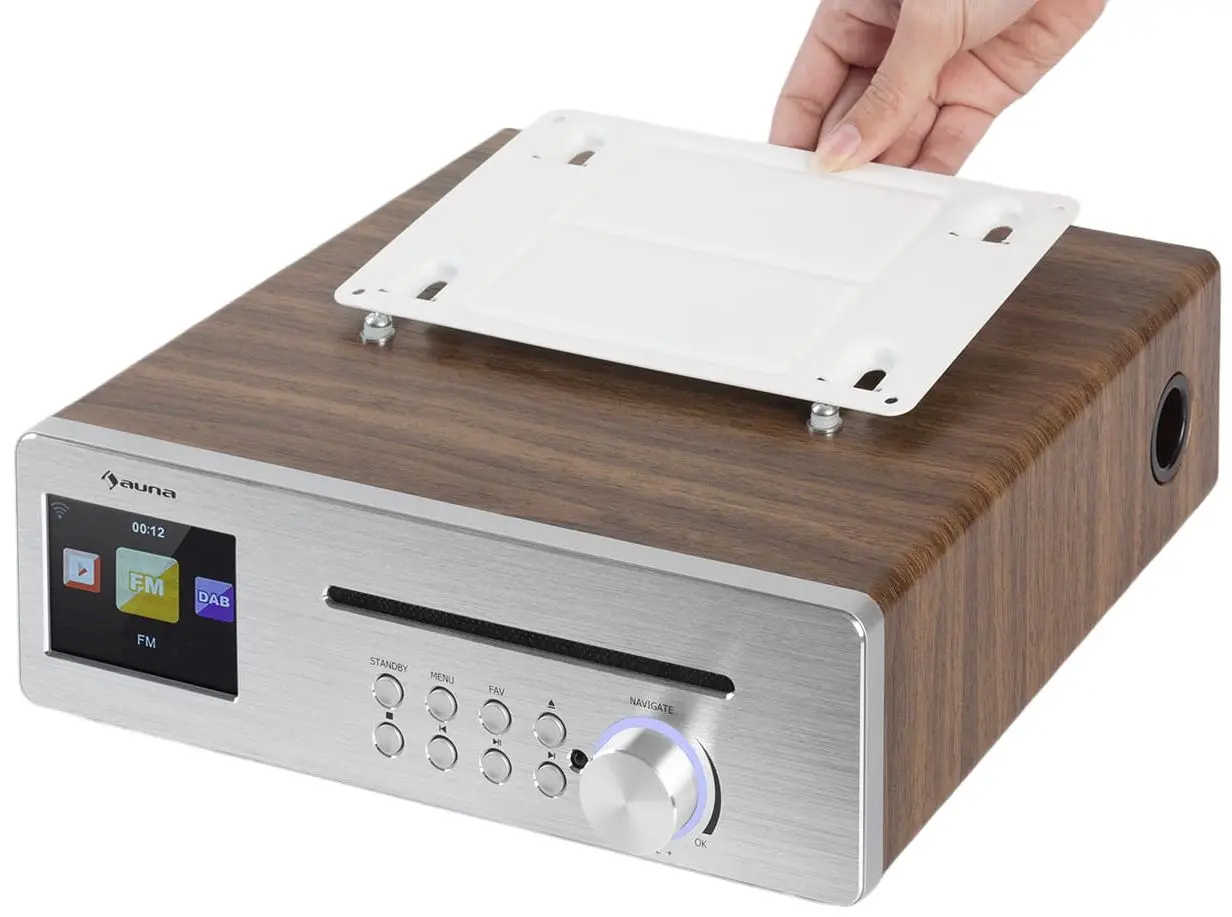 Радиоприемник Auna Silver Star Chef (Silver/Brown) - 3