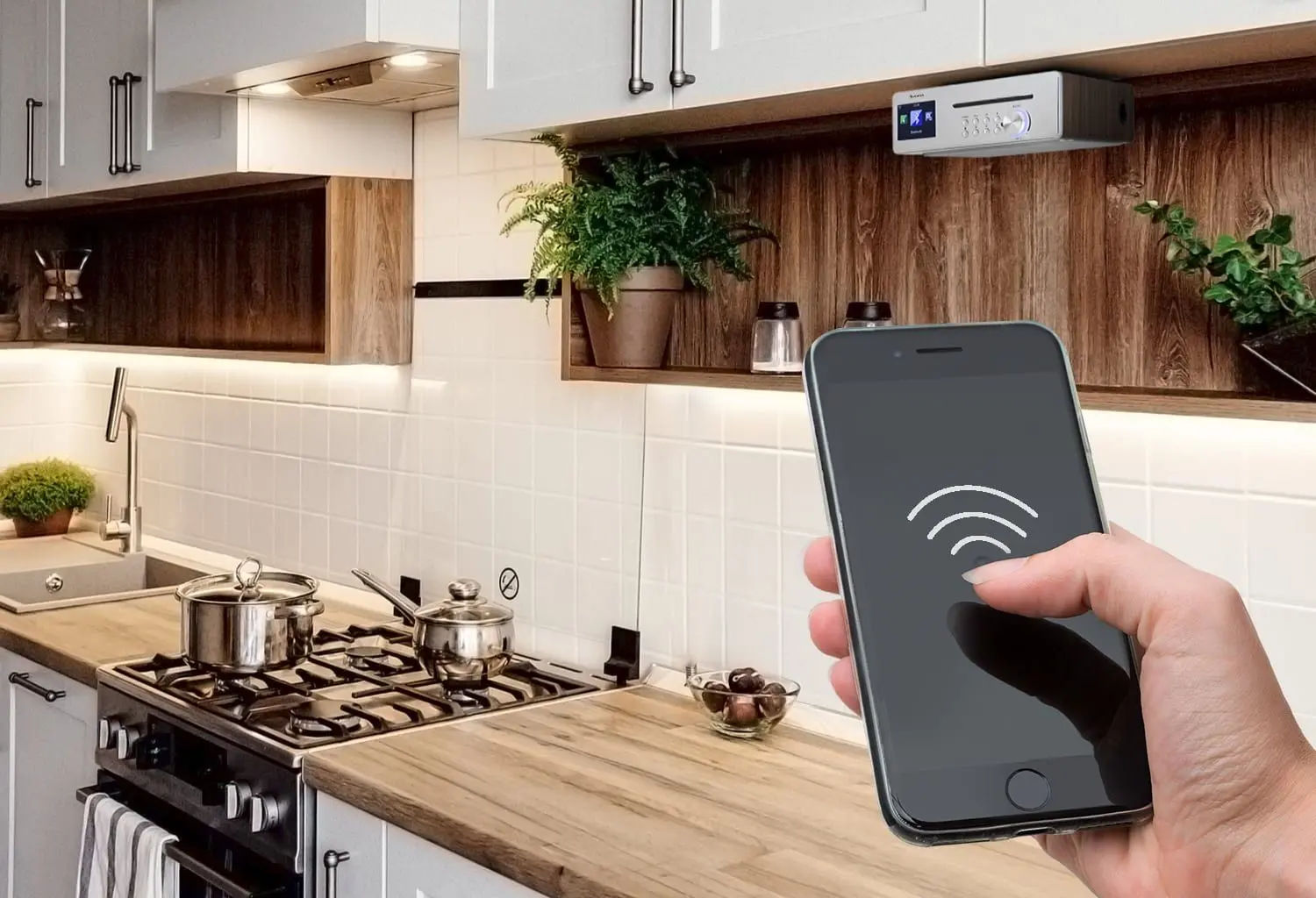 Радиоприемник Auna Silver Star Chef (Silver/Brown) - 7