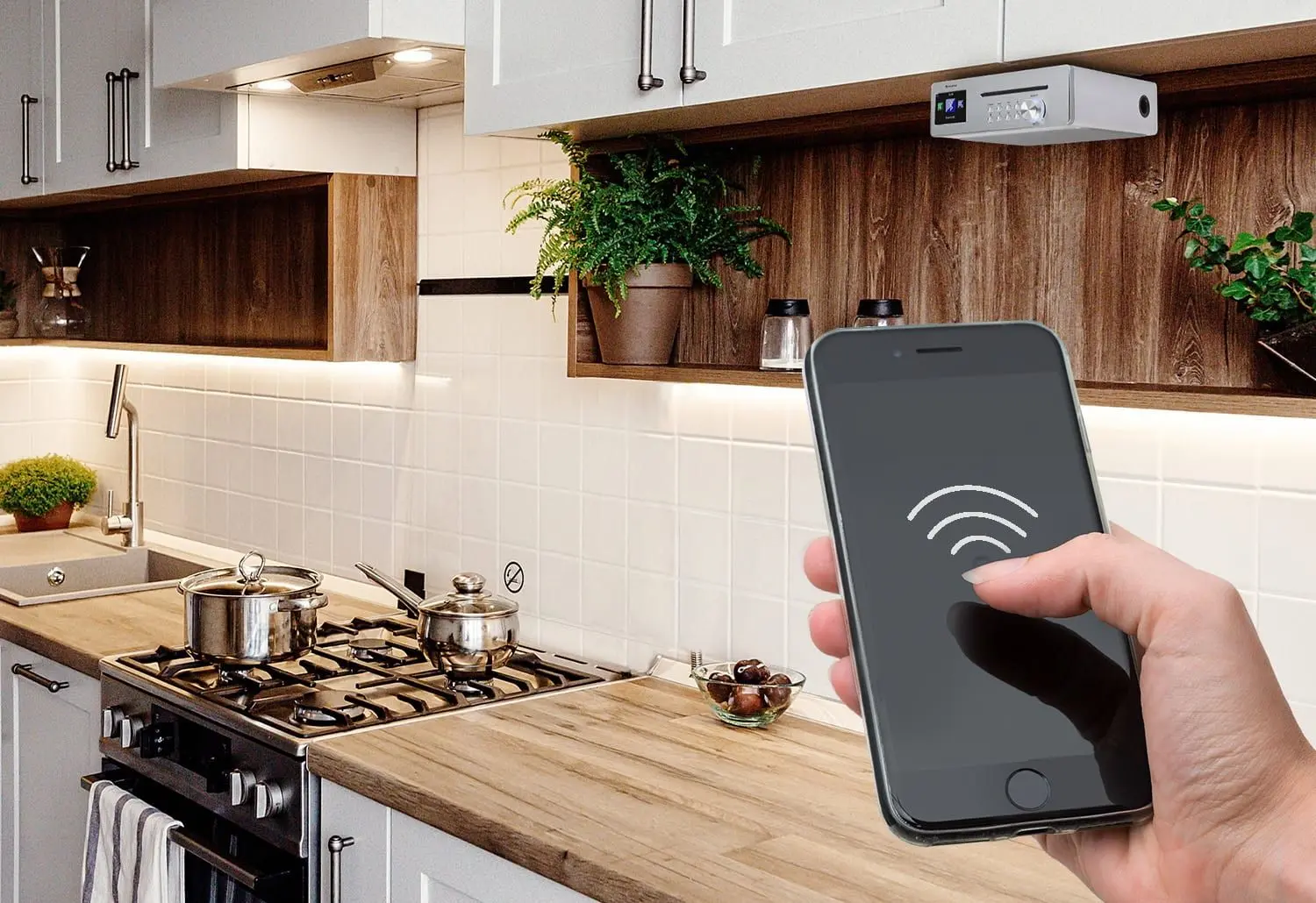 Радиоприемник Auna Silver Star Chef (White/Silver) - 7