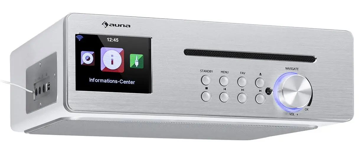 Радиоприемник Auna Silver Star Chef (White/Silver)