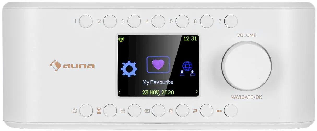 Радиоприемник Auna Sound Maître (White) - 2