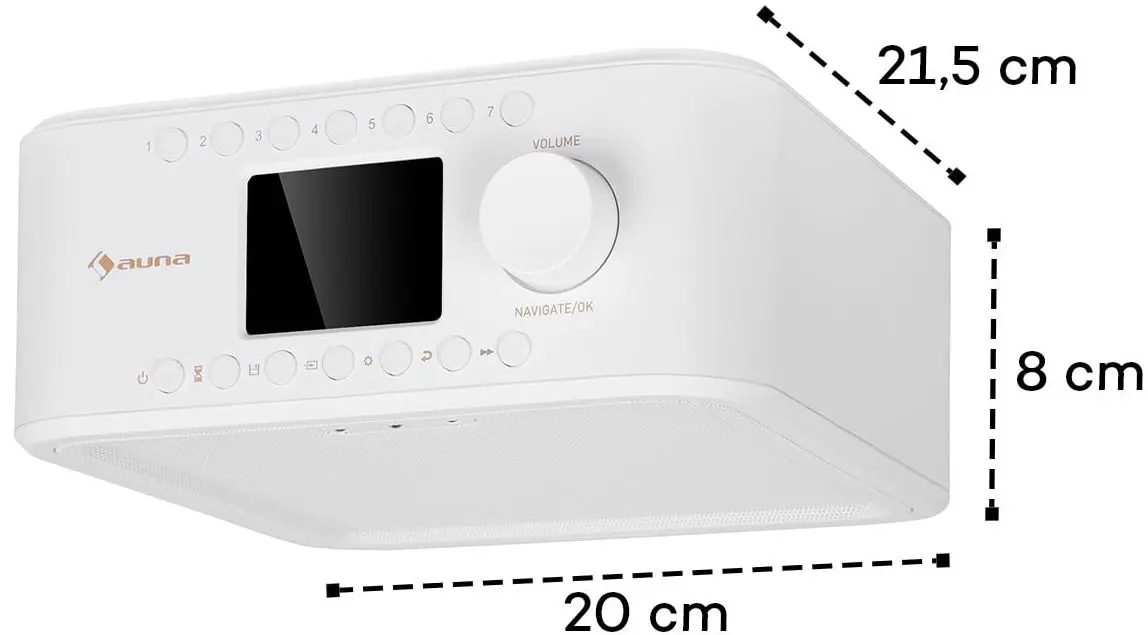 Радиоприемник Auna Sound Maître (White) - 6