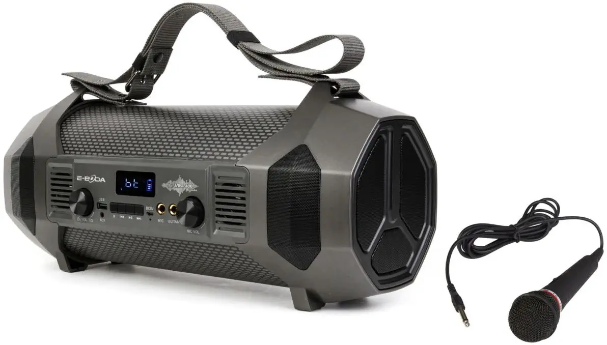 Беспроводная портативная колонка E-Boda The Vibe 400 Karaoke (Black) - 3