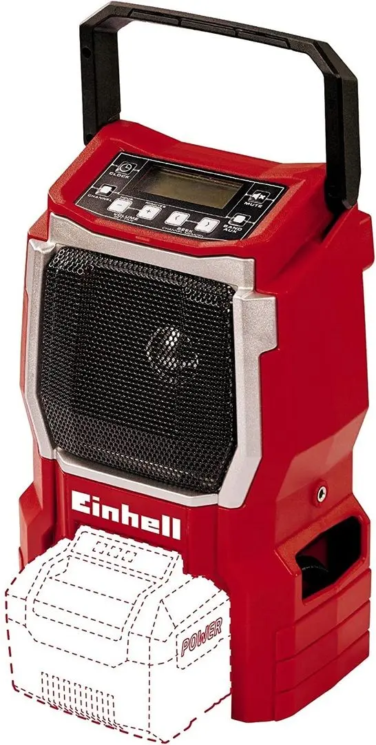 Radio portabil cu acumulator Einhell TE-CR 18 Li (Red)