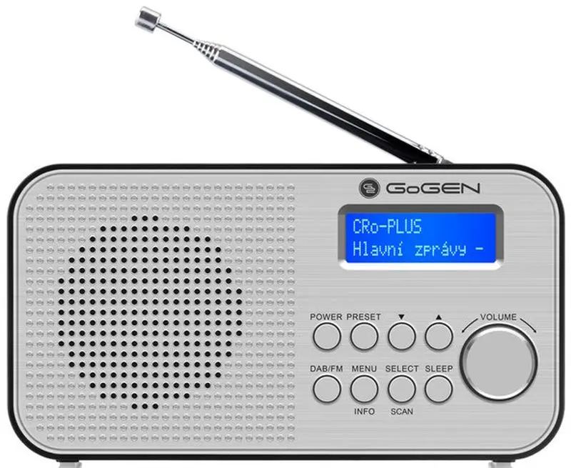 Радиоприемник GoGEN DAB 300 N (Silver/Gray) - 4