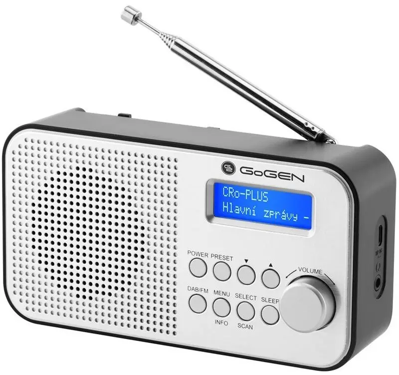 Радиоприемник GoGEN DAB 300 N (Silver/Gray)