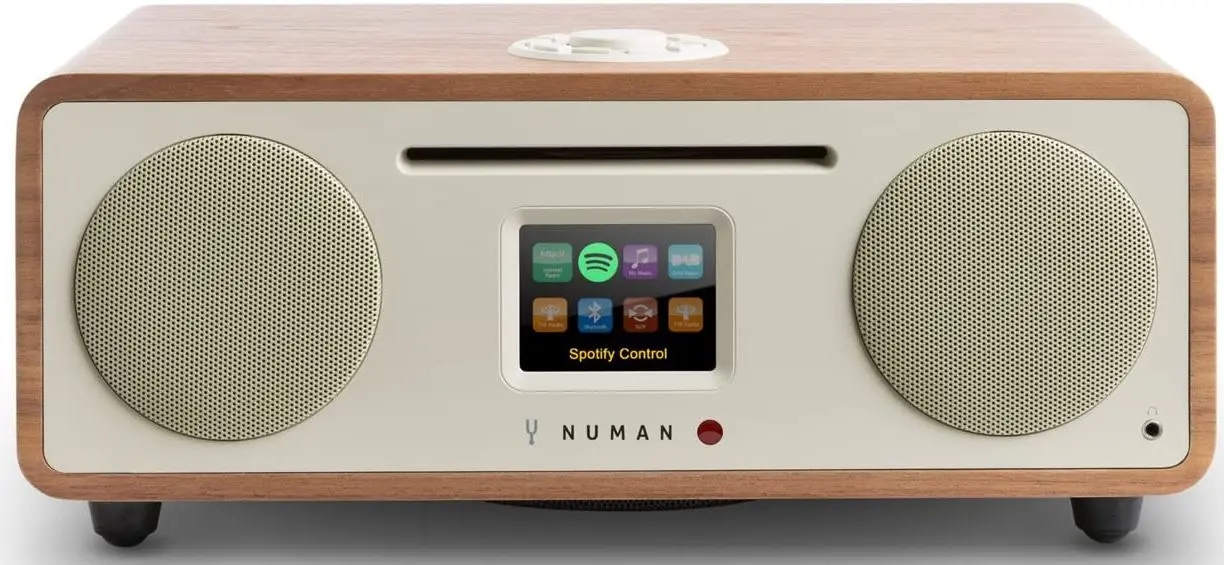 Radio portabil Numan Two 2.1 (Walnut)
