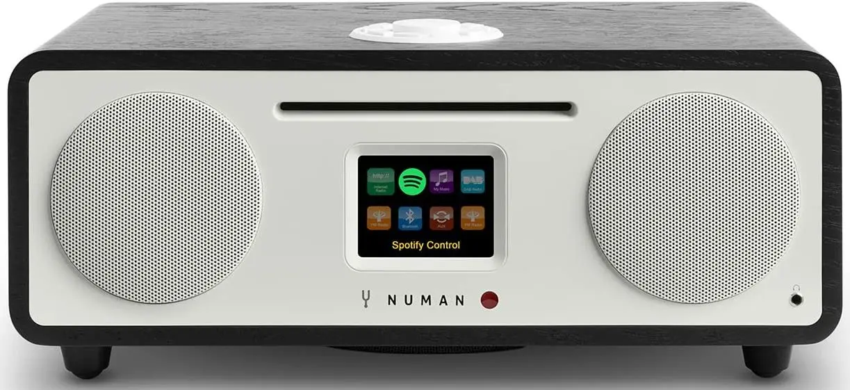 Radio portabil Numan Two 2.1 (White/Black)