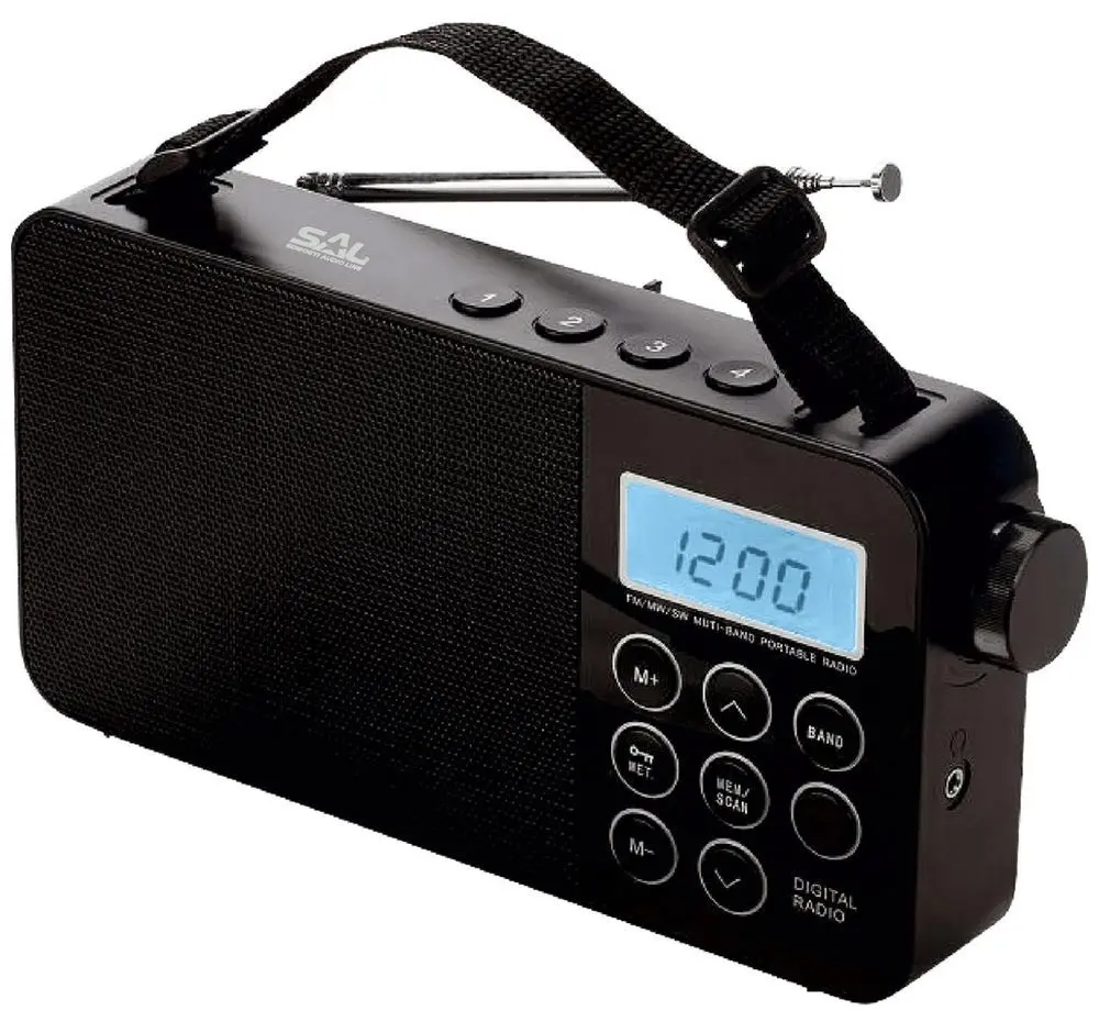 Radio portabil Sal RPR3LCD (Black)