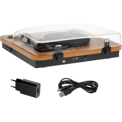 Виниловый проигрыватель Adler AD 1914 (Natural/Black) Thumb