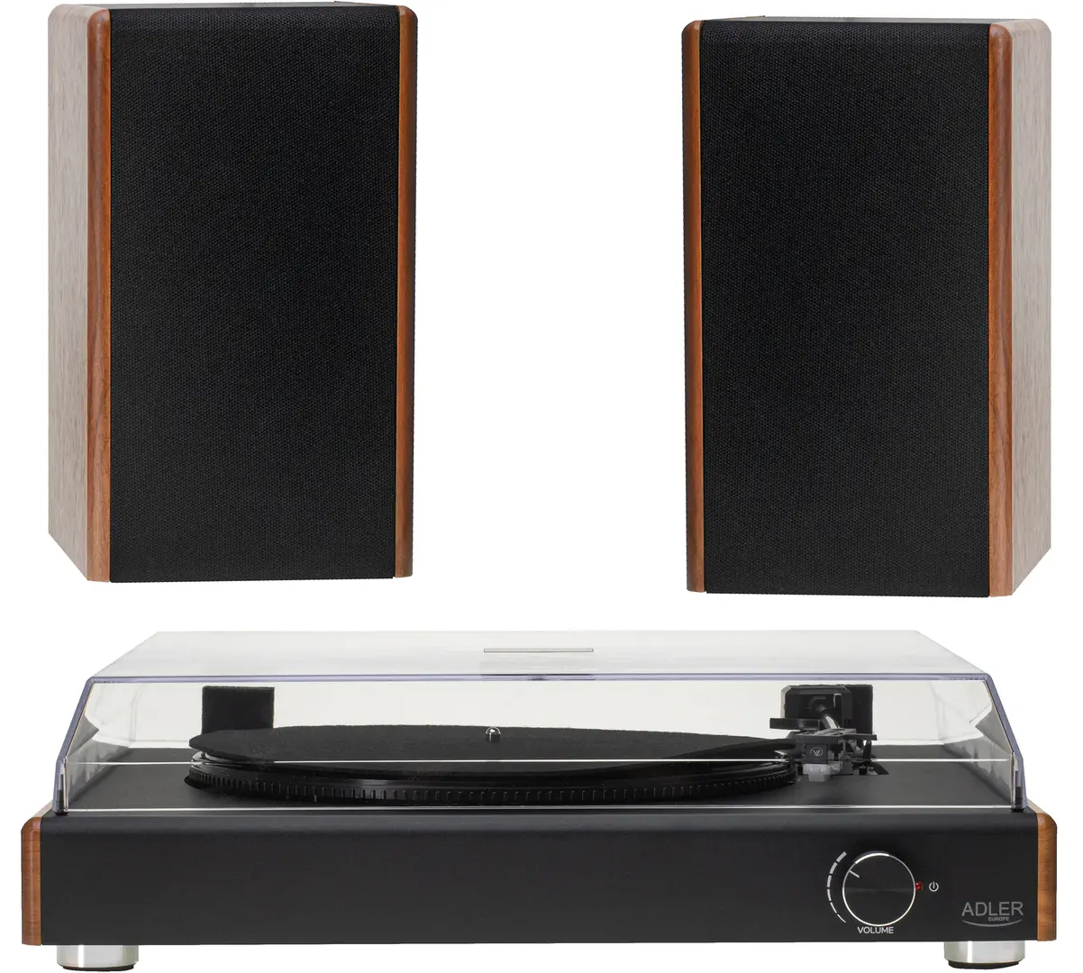 Виниловый проигрыватель Adler AD 1915 (Black/Natural)