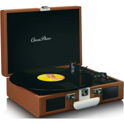 Виниловый проигрыватель Lenco Classic Phono TT-120BNWH (Natural/Black) Thumb