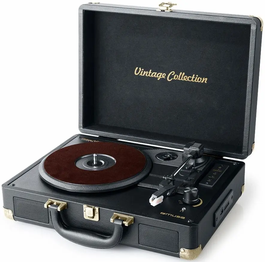 Player de vinil Muse MT-103 GD (Black)