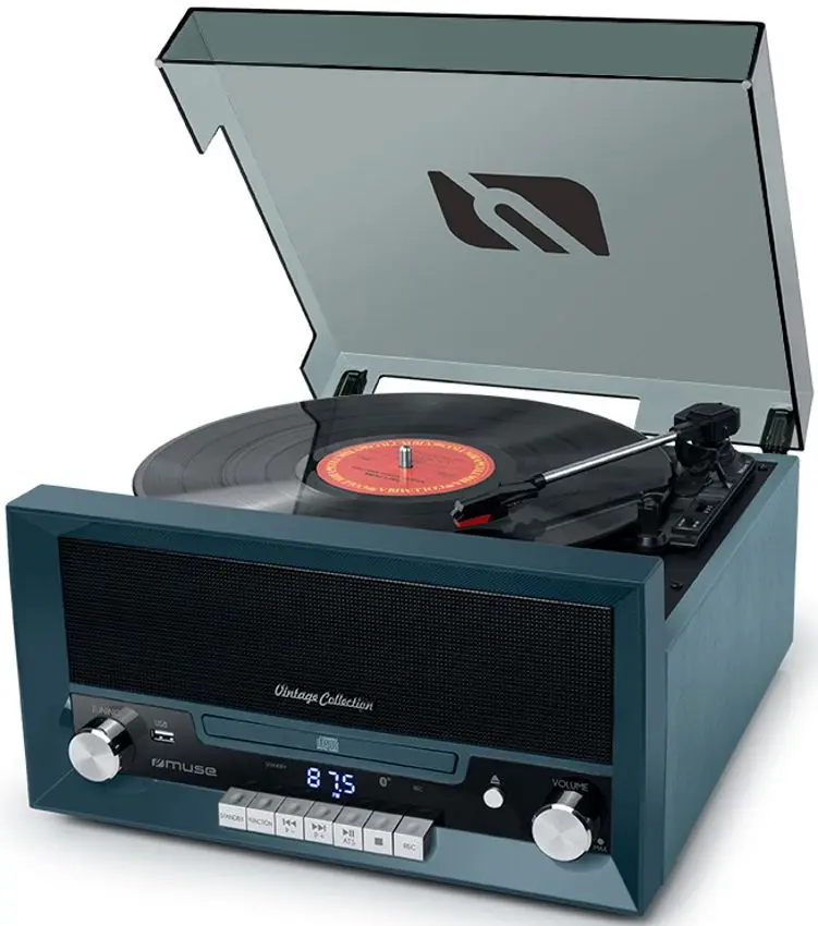 Player de vinil Muse MT-112 NB (Blue)