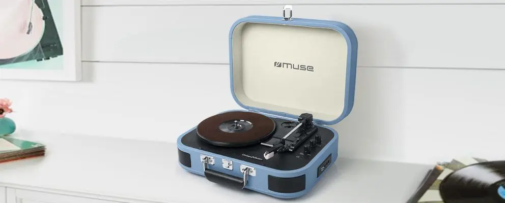 Player de vinil Muse MT-201 BTB (Blue/Black) - 3