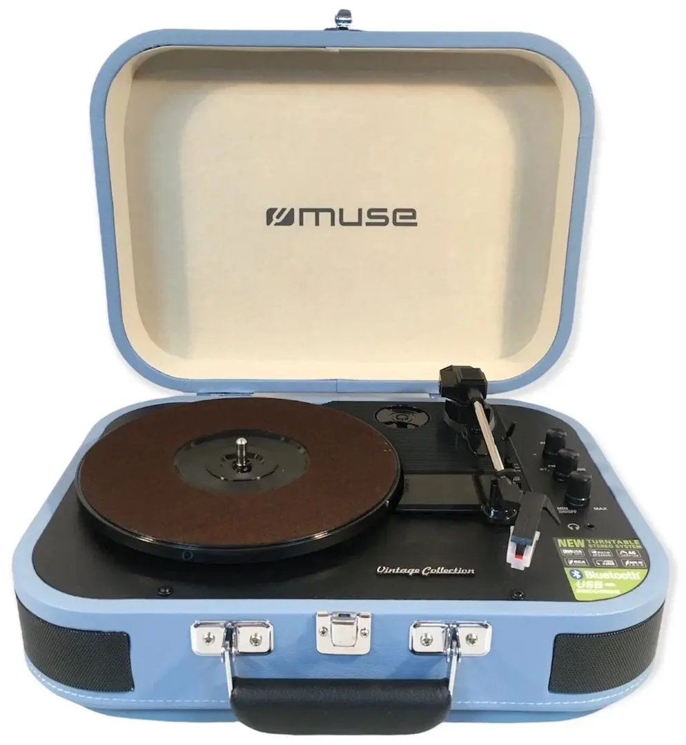 Player de vinil Muse MT-201 BTB (Blue/Black)