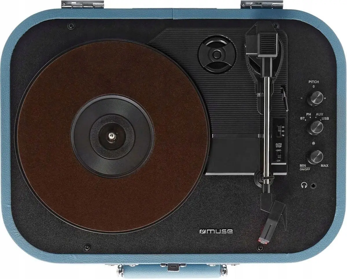 Player de vinil Muse MT-201 BVB (Blue) - 2