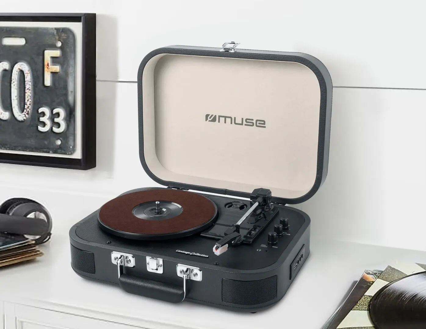 Player de vinil Muse MT-201 DG (Black) - 3