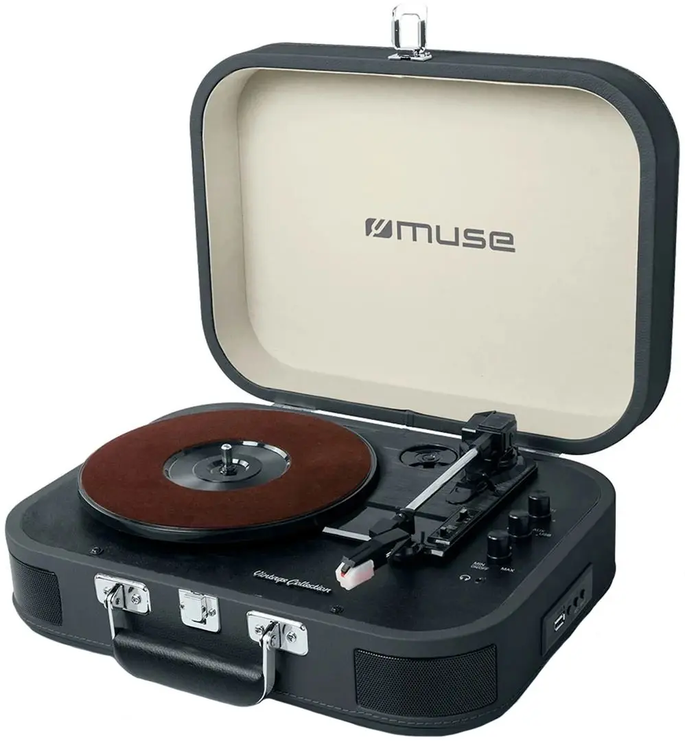 Player de vinil Muse MT-201 GLD (Black)