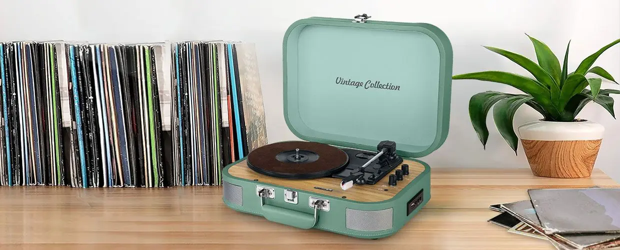 Player de vinil Muse MT-201 WG (Green) - 3